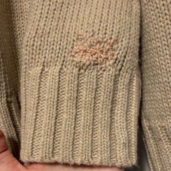 Molo Beige Sweater with Colorful Pattern - Picture 4 of 7